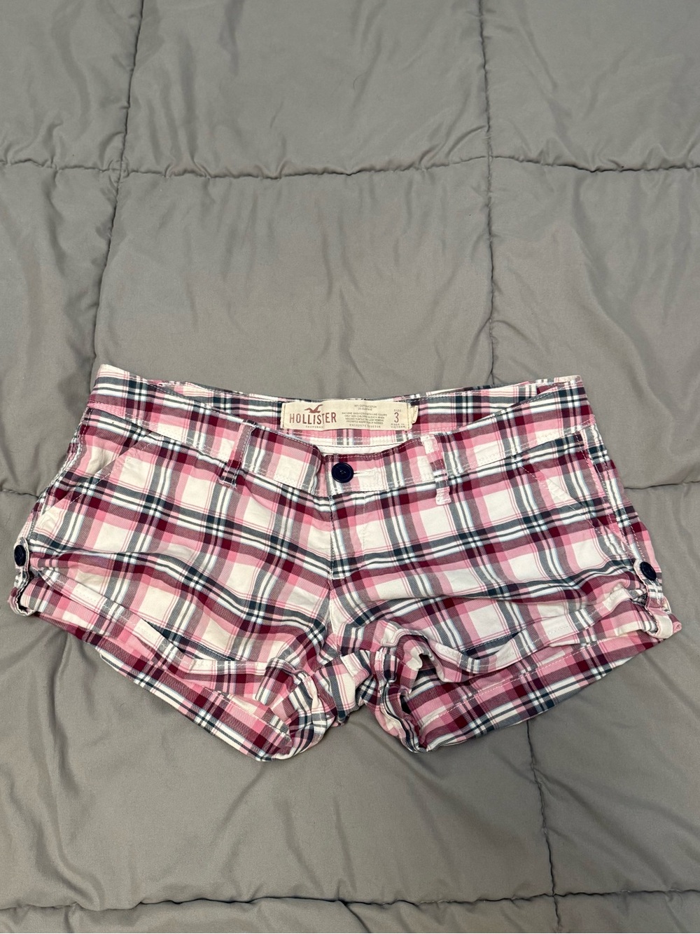 hollister y2k lowrise mini shorts